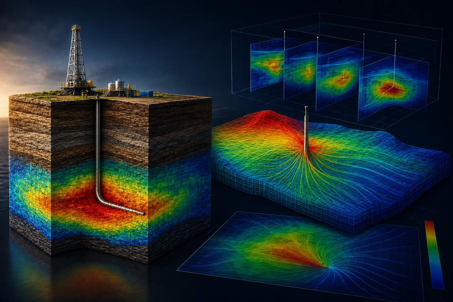 Reservoir Engineering, Modelling & Flow Simulation